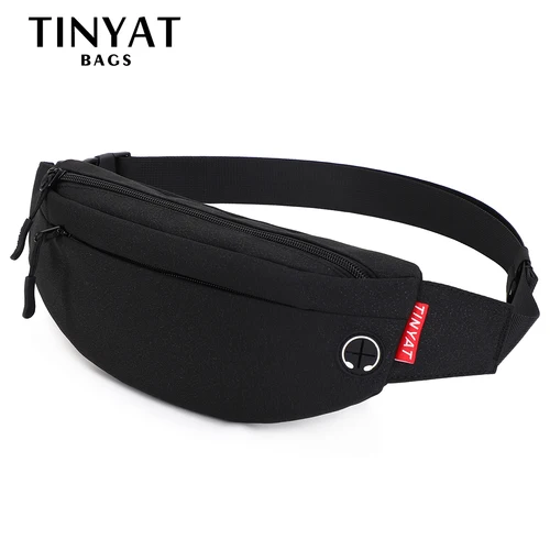 TINYAT 남녀공용 캔버스 허리 가방 추천