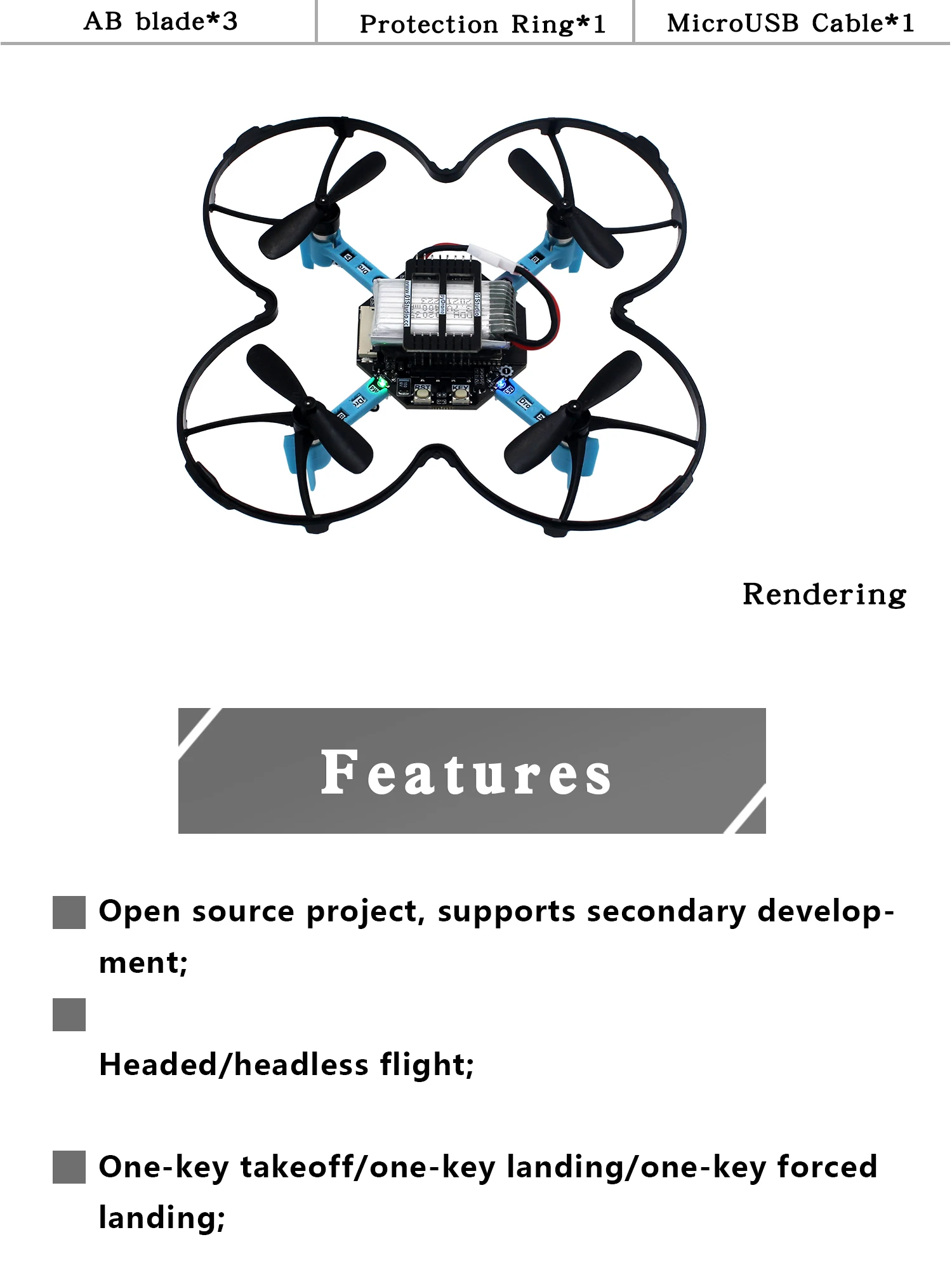 01Studio pyDrone Espressif ESP32-S3 Python