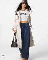 Ladies High Waist Soft Corduroy Pants Loose Wide-Leg Casual Trousers Elastic Waist Drawstring Women's Fashion - Image 6