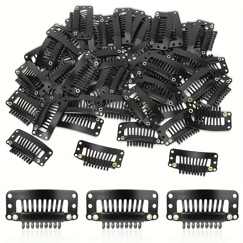 Wig clips, hairpins, wig pieces, water drop cards, fixed hairpins, invisible bangs, hairpins, 30 pieces, pack one