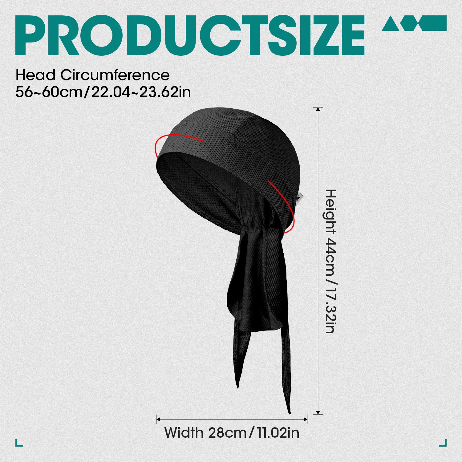 2/3-piece set Do-rag(durag), cycling Skull Caps, sports Headwrap hat, running Headscarf, sweats breathable For Men Women Bandana 2
