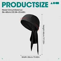 2/3-piece set Do-rag(durag), cycling Skull Caps, sports Headwrap hat, running Headscarf, sweats breathable For Men Women Bandana 2
