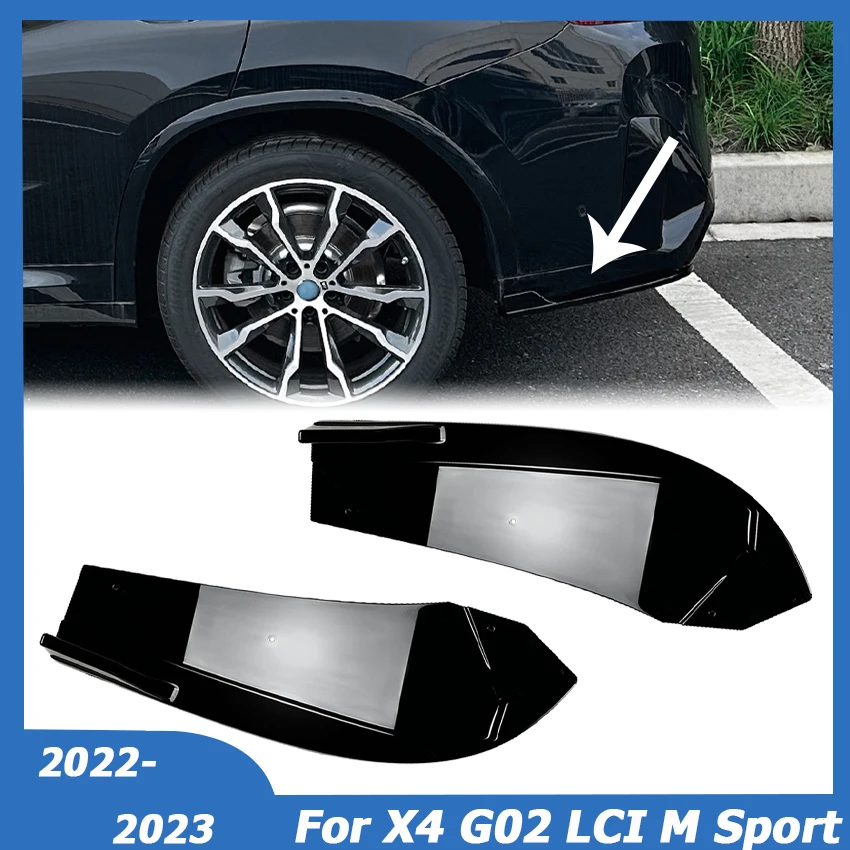 

Сплиттер для заднего бампера BMW X4 G02 LCI M Sport 2022-2023