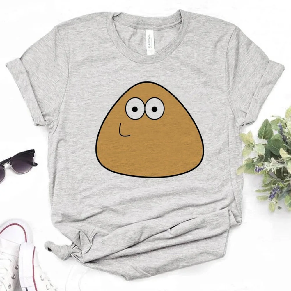 

Pou t-shirts women Japanese designer Tee female 2000s y2k clothing