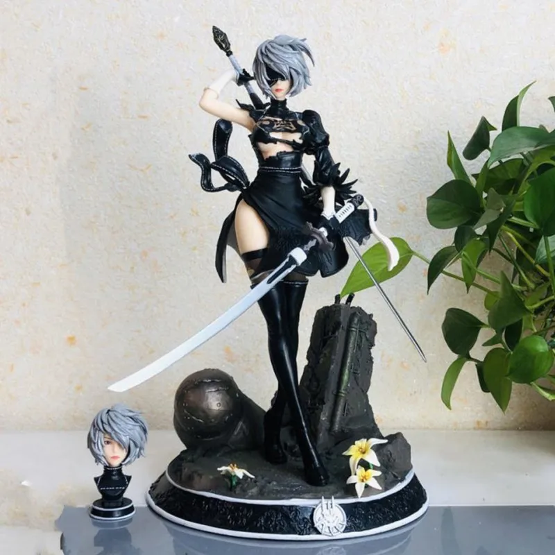 

Neil Mechanical Era GK HUNTER FAN 2B Miss Limited Edition Statue Extra Large Handmade Model Decoration Desk Desktop decorati