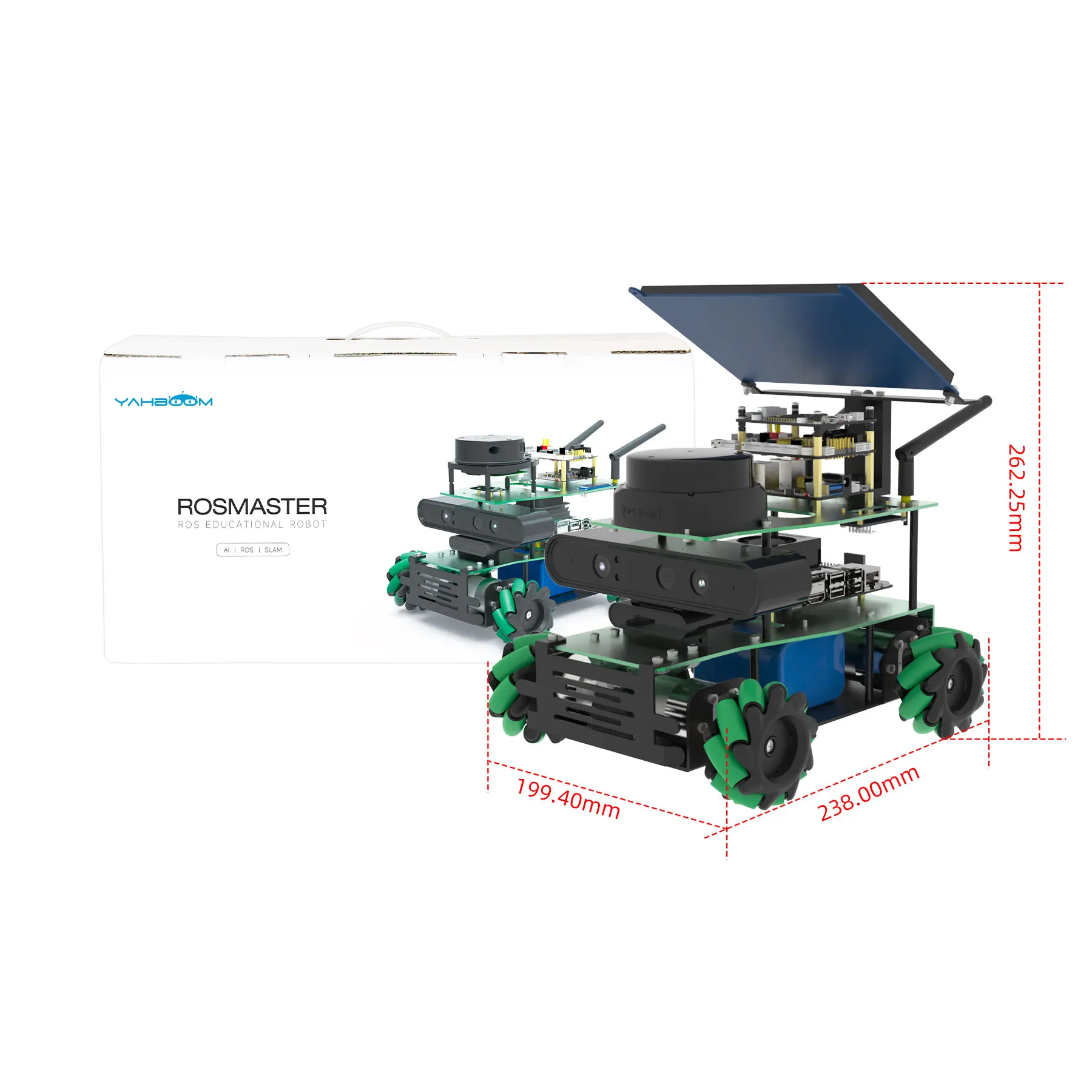 Rosmaster X3 Ros2 Robot Mecanum Wiel Aluminium Frame Automatische Piloot Lidar Mapping Voor Jetson Nano Orin Nx Orin Nano Raspberrypi