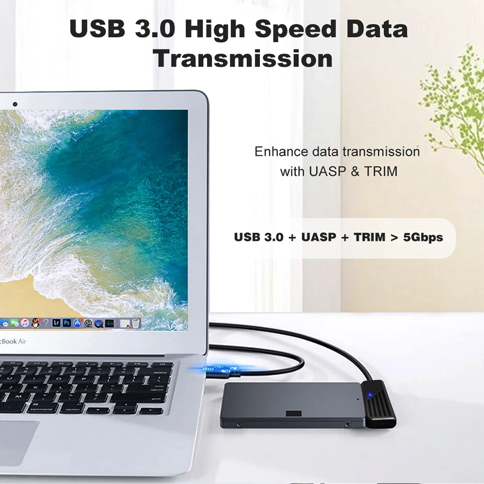 Zexmte SATA to USB 3.0 Cable for 2.5 Inch External HDD SSD Hard Drive Data Transfer UP To 6Gbps USB 3.0 to Sata III Cord Adapter sata to usb cable sata to usb adapter