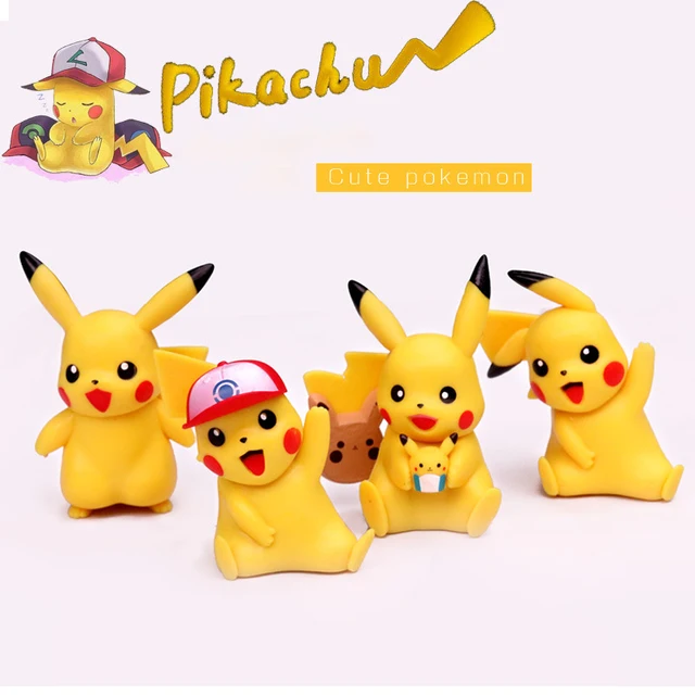Pokemon Pikachu Charmander Psyduck Squirtle Jigglypuff Bulbasaur Bulbasaur Anime Figures Toys Model Kawaii Kids GIft 1