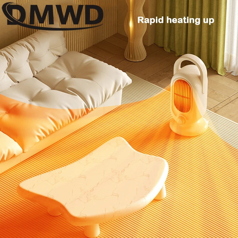 DMWD Electric Heater 800W Fast Heating Fan Portable Winter Warmer Overheat Room Air Heating Stove Household Radiator 3