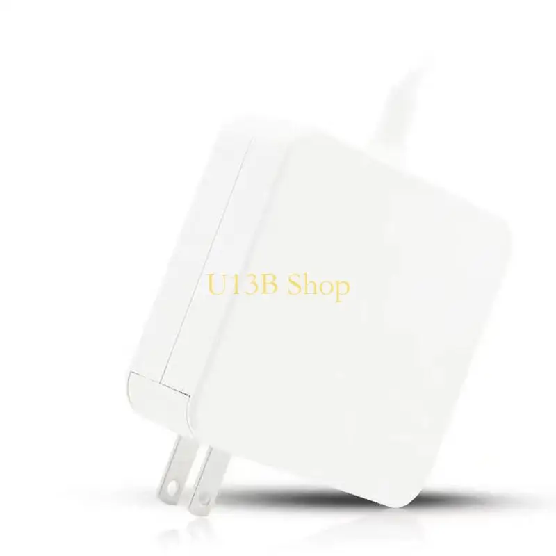 U13B Power Adapter Cord for Laptops USB C Charging Head Wall Socket Head
