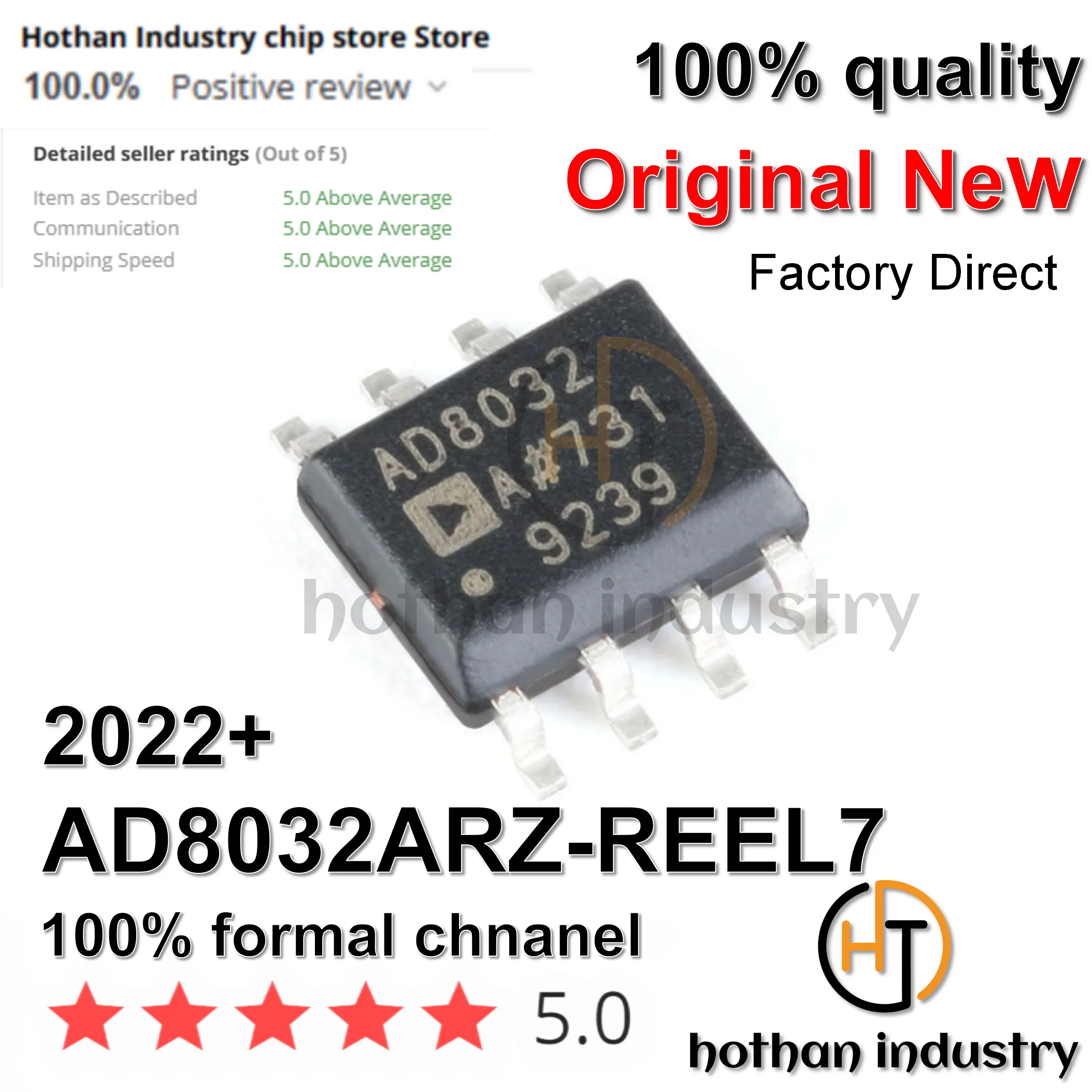 (1-5 Pz) Ad8032Arz-Reel7 Ad8032 Sop-8 Amplificatori Operazionali-Amplificatori Op Soic Dual Low Power Op Amp