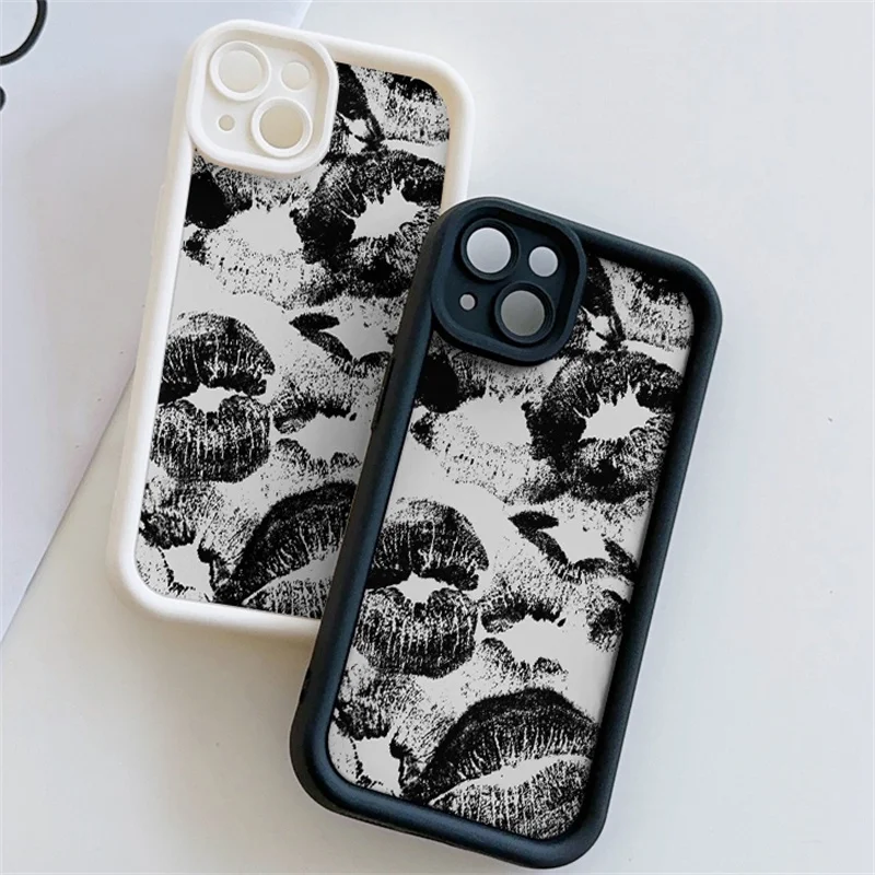 Lips Kiss Print Phone Case