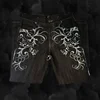 Y2k Street High Waist Gothic Skull Geometry Men Jeans American Retro Hip Hop Fashion Couple Straight Loose Pants 5