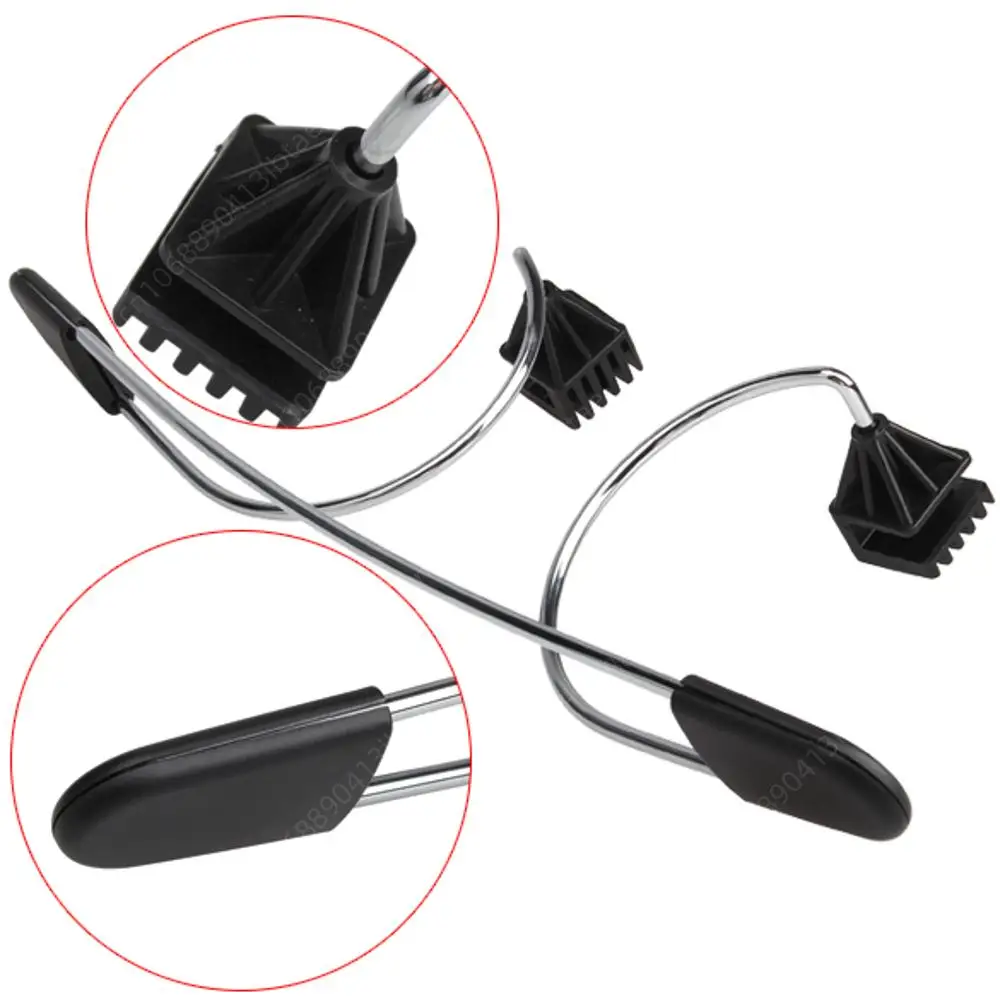 1/2Pcs Black Headrest Seat Metal Stainless Coat Hanger Clothes Jacket Suits Shirts Holer Car 47cm car coat hanger car hook