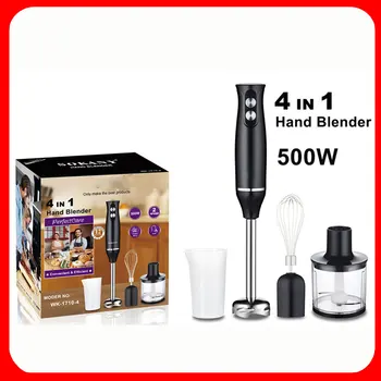 4-in-1 electric blender, 304 stainless steel material, suitable for kitchen food, baby food. 1
