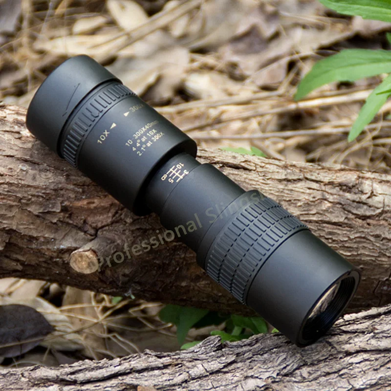 Powerful Monocular Telescope 10-300X Zoom Remote Professional Monocular Telescope HD High Quality BAK4 Prism Portable Camping 6