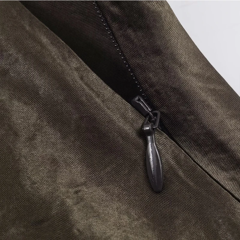 Women Pleated Midi Skirt Elegant Long Skirts 2026 New Fashion Satin Lady Spring Summer Evening Party Skirts ﻿Mujer