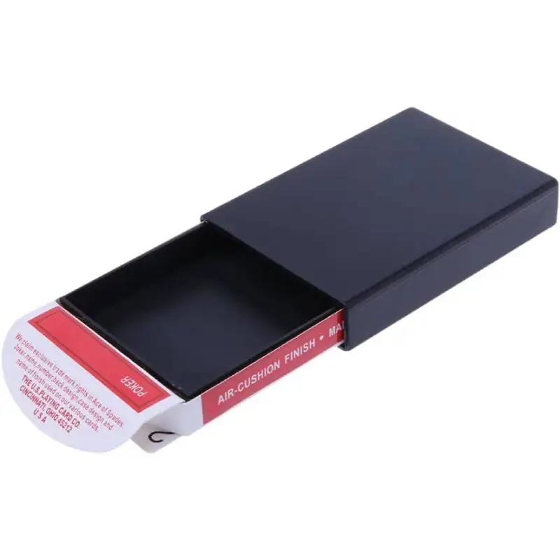 배니싱 카드 케이스 데크 배니싱 포커 카드 매직 사라지는 카드 매직 장난감 닫기 매직 트릭 박스 어린이를위한 선물 성인