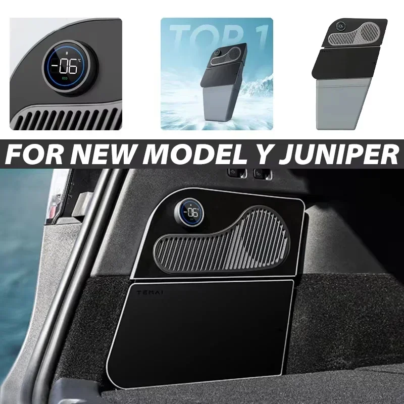 Hot Sale Car Compressor Mini Refrigerator 15L 45W Capacity 12V Car Refrigerator Outdoor Camping for Tesla Model 3/Y