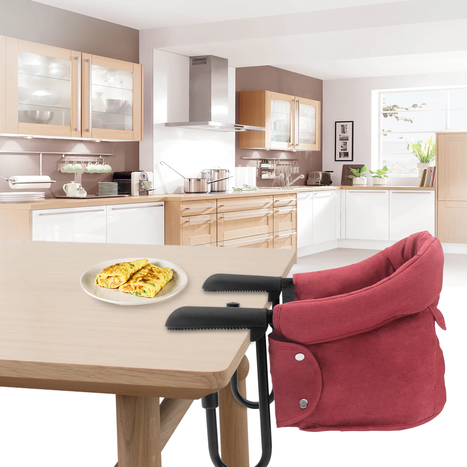 Portable Baby feeding Chair Folding Baby Eating Chair Dinning Booster 6 months~3 year old Highchair folding chair