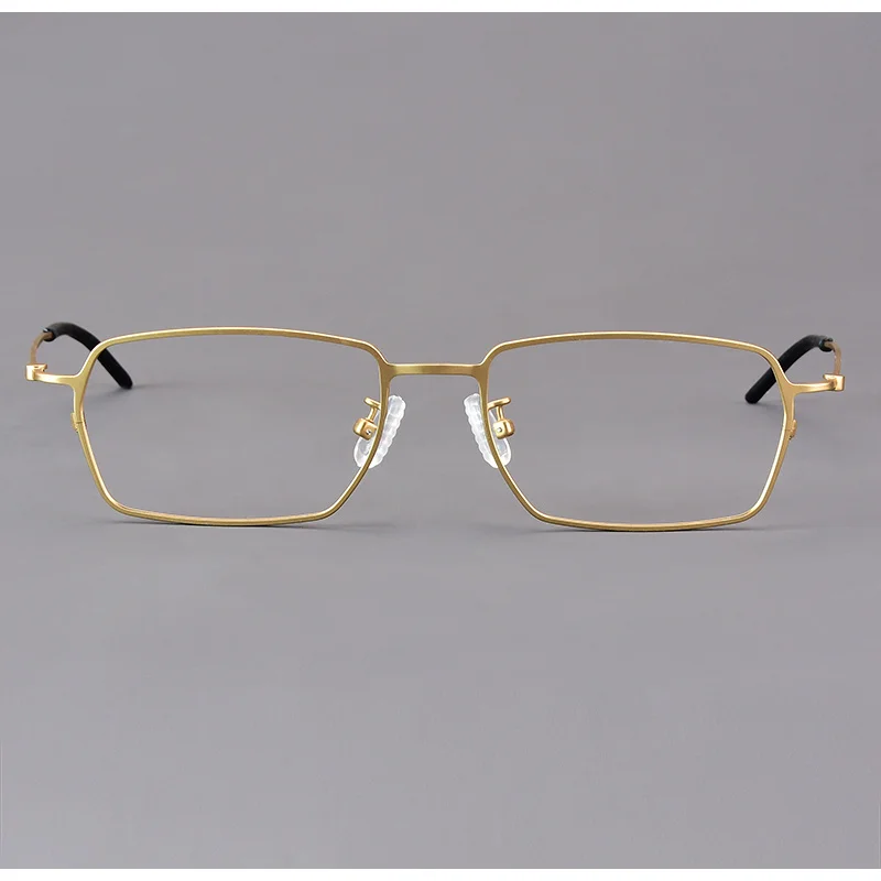 152MM Männer Übergroße Quadratische Reine Titan Brille Rahmen Frauen Ultra-licht Große Gesicht Brillen Brille Handgemachte Große Brillen – Detail 25
