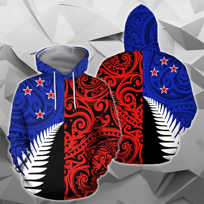 thumbnail image 1 of Sudadera con capucha con impresión 3D Nueva Zelanda Novedades Sudaderas con capucha y sudaderas para hombres Jersey Niño Sudadera con capucha deportiva Ropa de moda para mujeres Top, 1 of 5