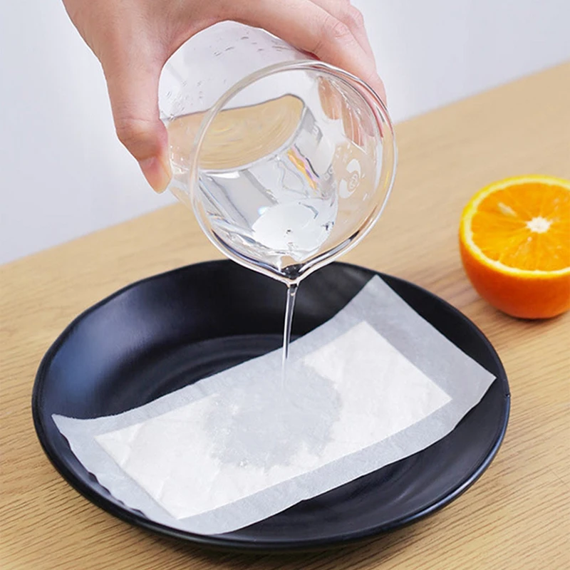 50Pcs Kitchen Rapid Absorbent Pads For Meat Fish Poultry Produce For Keeping Packaging Dry Clean Absorbent Paper Kitchen Tool