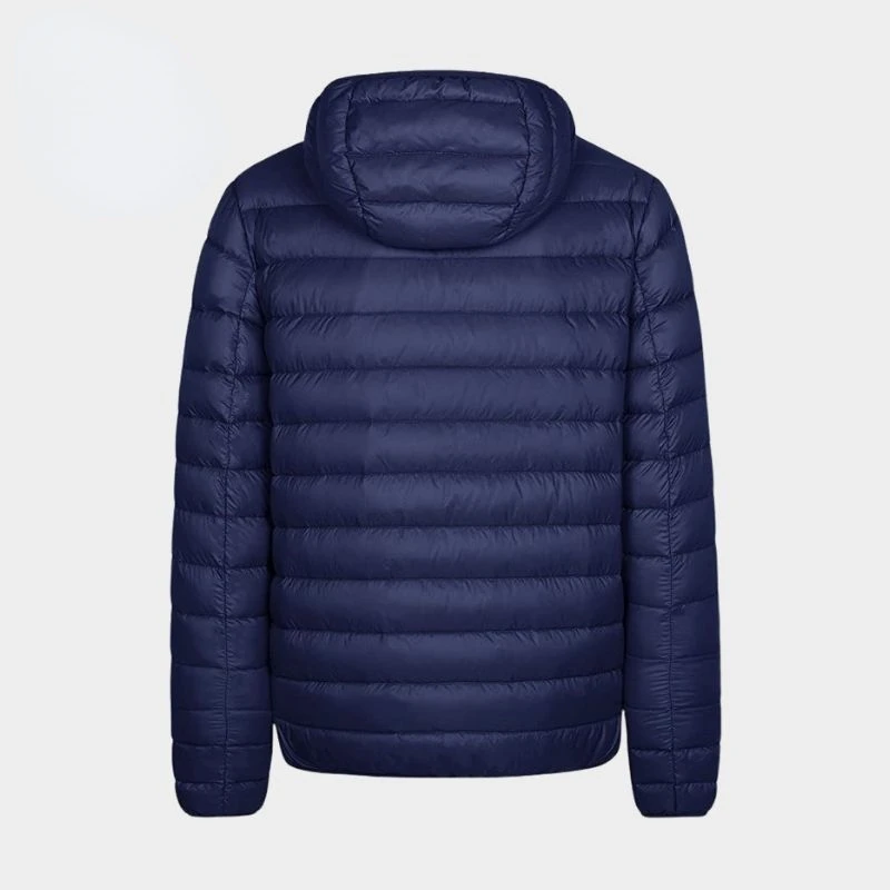 2023 Spring Autumn The New Style MEN\'S Ultra Lightweight Hooded Down Jacket Packable Long-Sleeve Full-Zip Puffer Jacket M-6XL