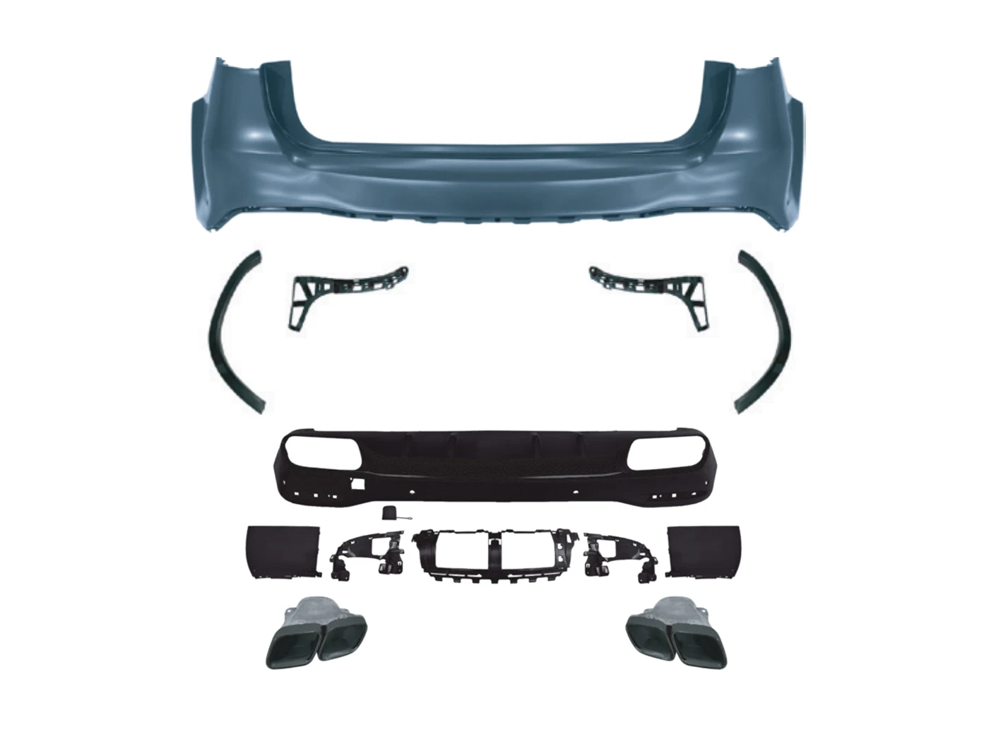 Factory Hot Selling Auto Body kit Set for GLS-class X167 upgrade with Front/Rear bumpers assembly Full Bodykit