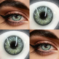 Amour Blue Natural Colored Contact Lenses - 6 - Month Wear, Soft Lens for Daily Cosplay & Anime Eye Enhancement (Green)