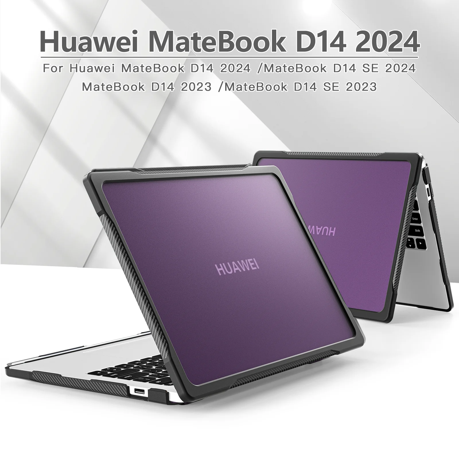 Laptop Case For Huawei MateBook D14 SE 2024 2023 Multi-Layered