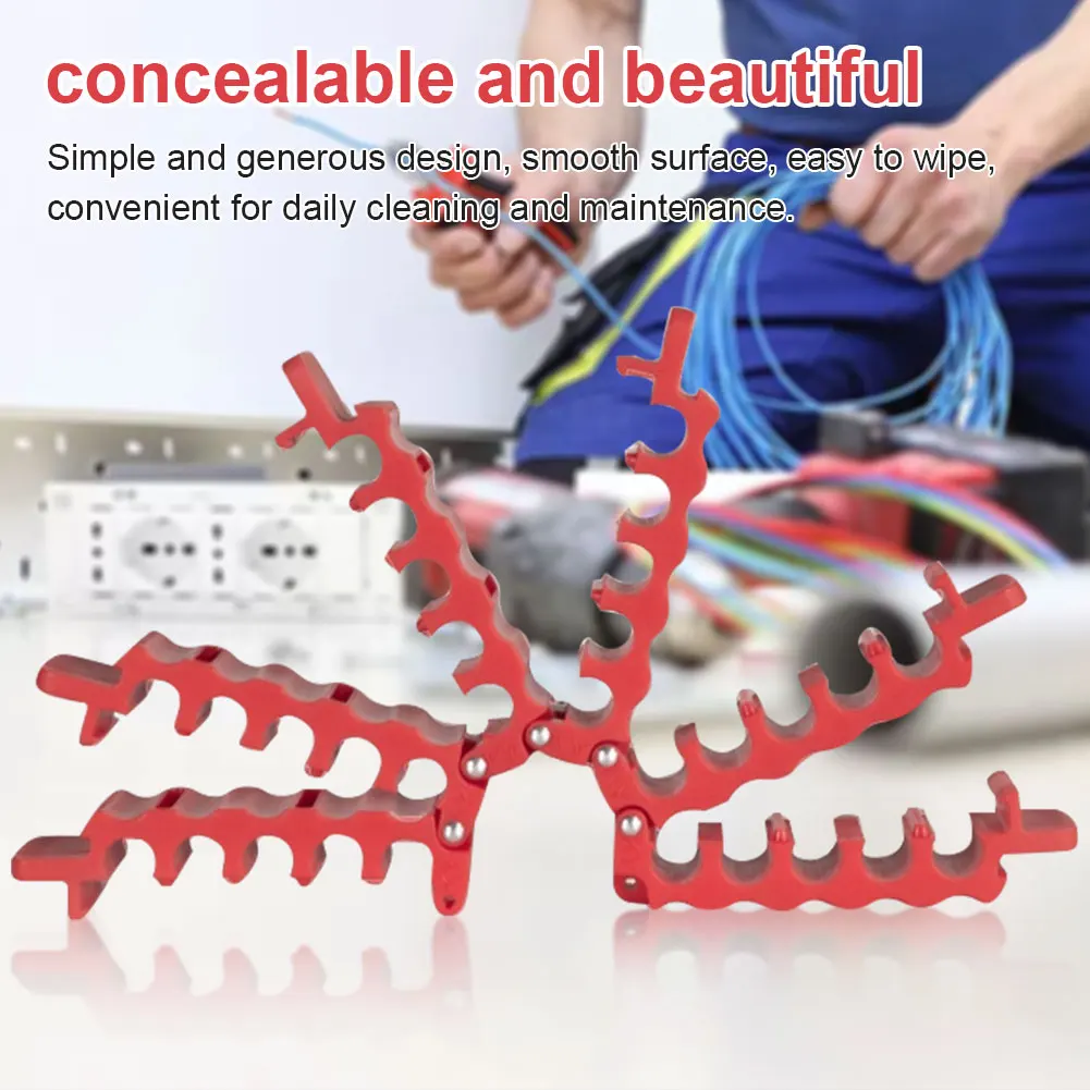 Wire Harness Arrangement Tidy Tools Network Cable Bundle Wire Comb for Data Center Server Rooms and Machine 4