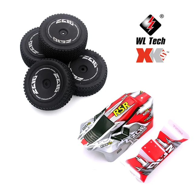 RC部品 For Wltoys 1/14 144001 4個ロットホイール六角ロックナット