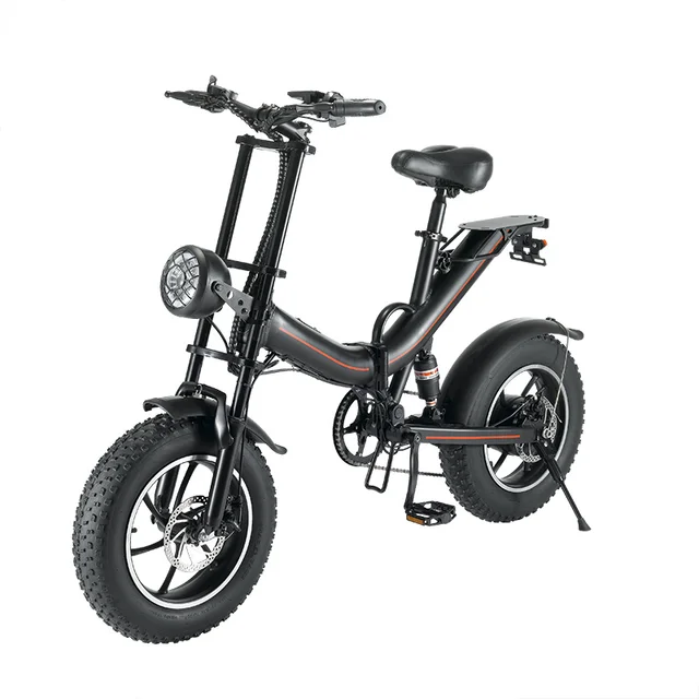 Folding 16 Inch 600w 50km+ Off Road Bicycle Electric Bicycle Motor Bicicleta Eletrica City Ebike 3