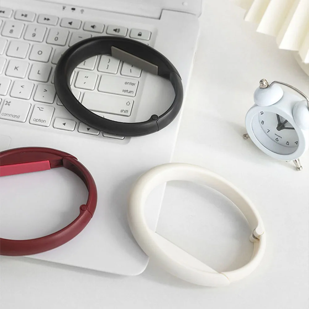 1PC Foldable Portable Bag Hook Hanger for Office Desk Travel Handbag Organizer - Space-Saving Table Hook Side Decor