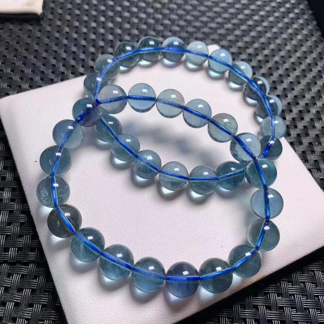 

1 шт. Fengbaowu натуральные синие круглые бусины, восстанавливающий камень, модные ювелирные изделия, подарок для женщин
