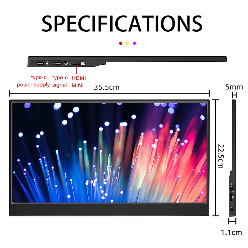15.6 ġ Ʈ  ޴  FHD 1080P ܺ ÷,  Ŀ,  ° ȭ, Ʈ PC ȭ ġ ps4 ps