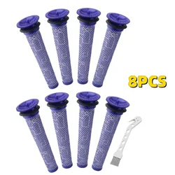 Replacement Pre-Filter and Post-Filter Set with Sealing Ring (8pcs)