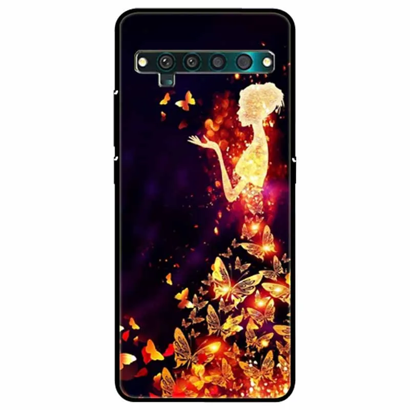 Shockproof Silicone Cat Lion TPU Back Case - Soft Protective Cover