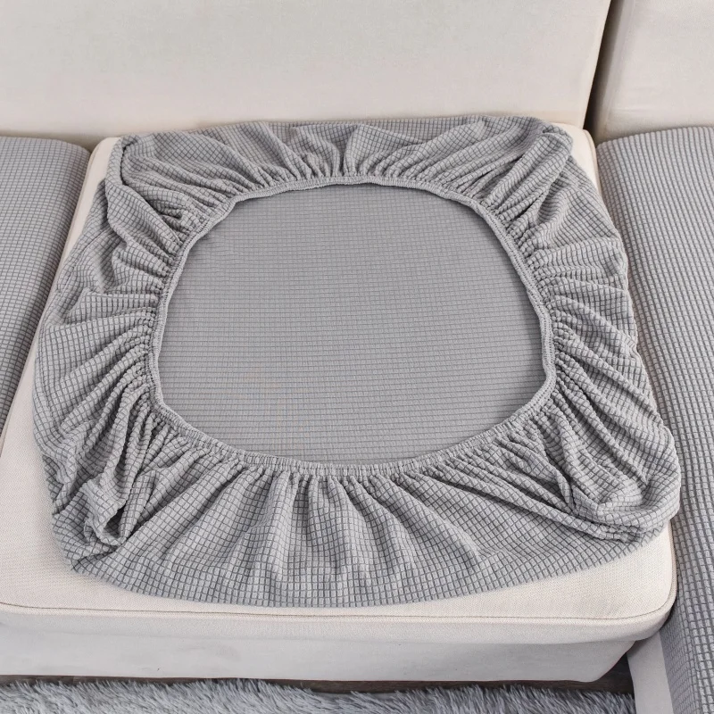Solid Color Thicken Elastic Sofa Cover Living Room Protector Kids Slipcover Couch Cover Seat Cushion Washable Removable 1pcs 5