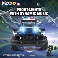 1/20 Big 2.4G Super Fast Police RC Car Remote Control Cars Toy with Lights Off Road Buggy Drift Vehicle toys for boys kid Child 1