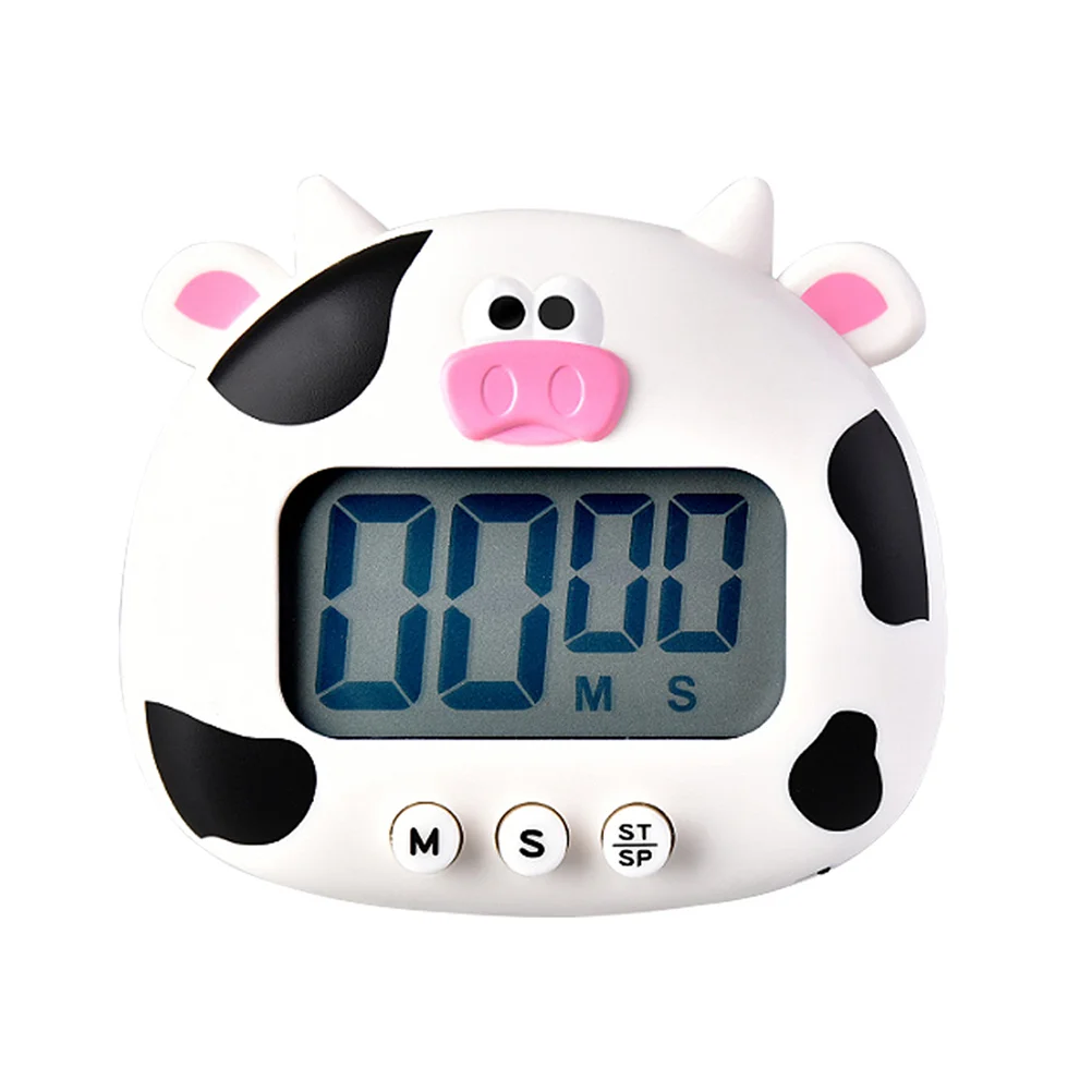 

Timer Home Cooking Kitchen Digital Electric Abs Durable Bake Lovely Cartoon Ox Electronic