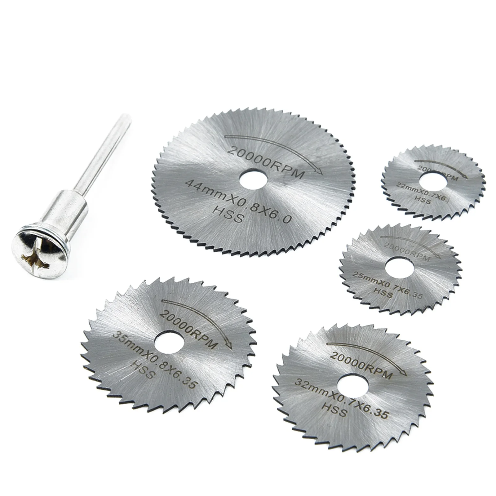 

HSS Cutting Disc Rotary Tool Accessories Compatialble For Wood Plastic Cutting High Speed Steel Circular Saw Blades For Dremel