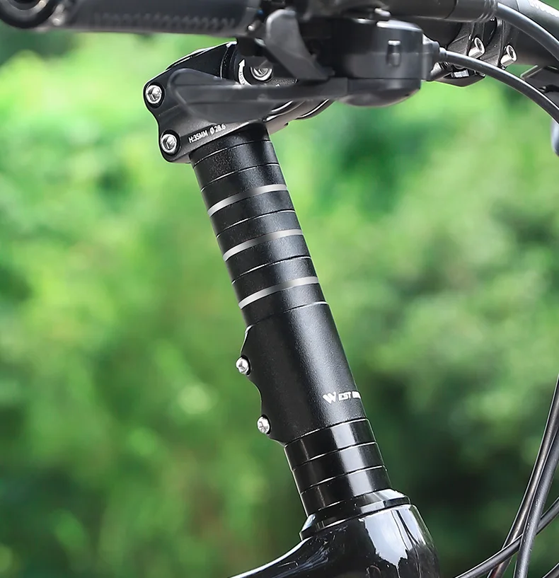 WEST BIKING Fahrrad Vorbau Gabel Fahrrad Lenker Riser Leichte Fahrrad Einstellbare Vorbau Booster MTB Power Berg Radfahren Teile – Detail 15