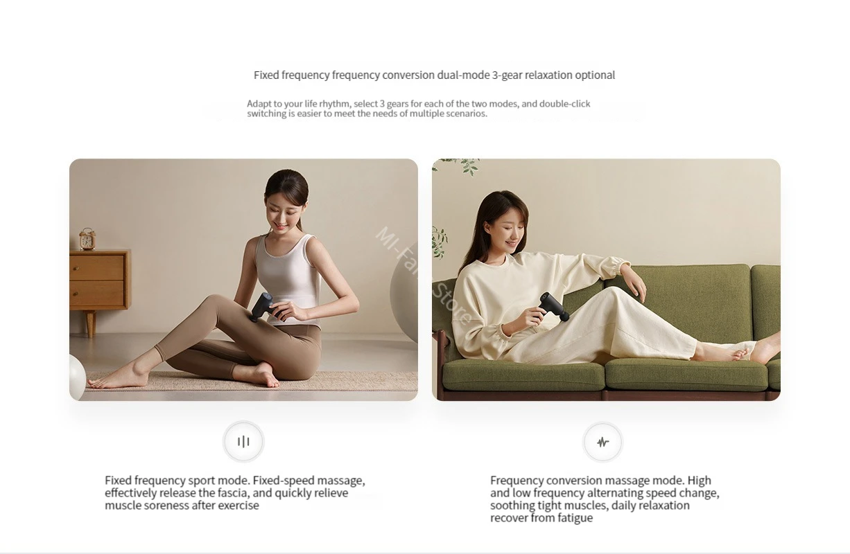 Xiaomi Mijia Mini Fascia Gun 2C Massager - (MJJMQ03YM) description image 7