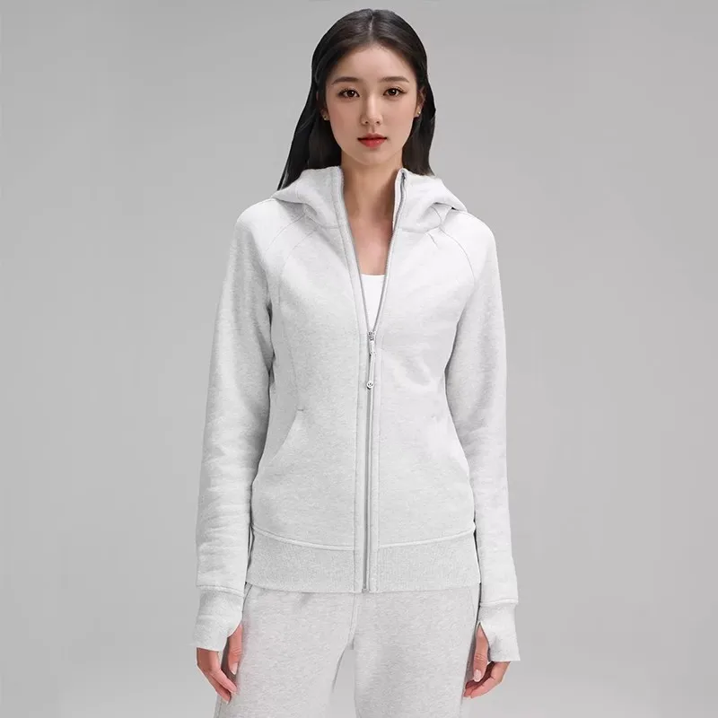 Women's Golf Long Sleeve Women's Fleece-Lined Thick Style Trench Coat Hooded Slim Fit Windproof Golf Jackets 골프 재킷