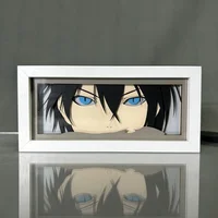 Noragami Paper Cut Light Box Yato Lightbox for Bedroom Decor Nightlight Desk Anime Shadow Box Kids Birthday Gift Table Lamps 1