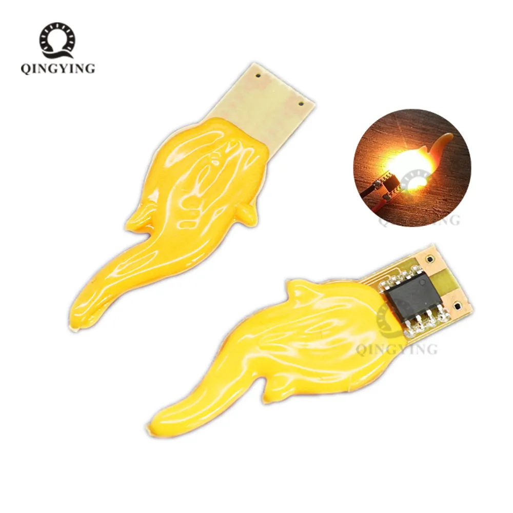 1pc 3v Led Cob Flash Candles Edison Flexible Filament 2200K Diode Light