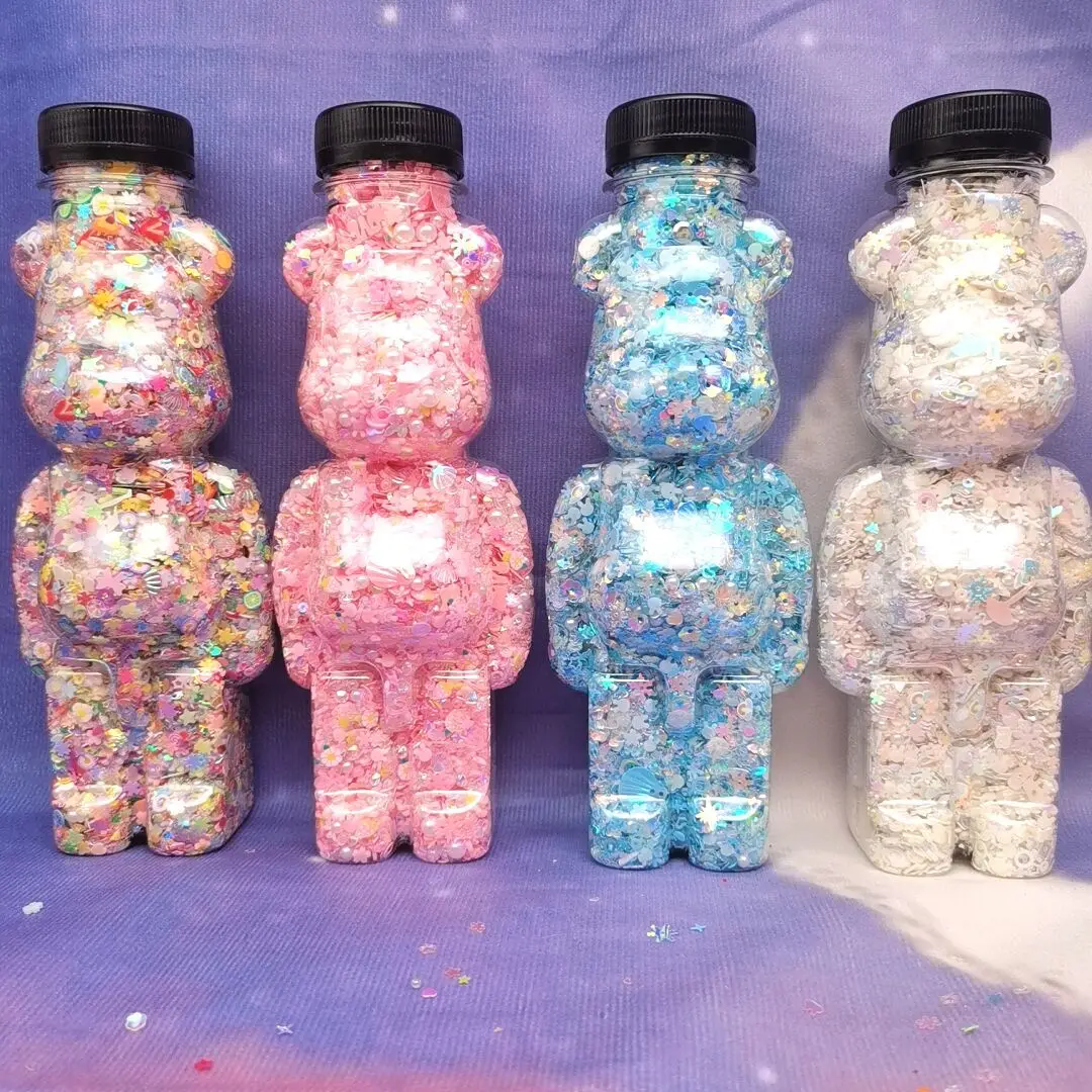 Description Picture 3 of itemLuminous Fluorescent Polymer Clays Sequins Crystal for DIY Crafts Slime Filler Supplies Handmade Material Glowing In The Dark