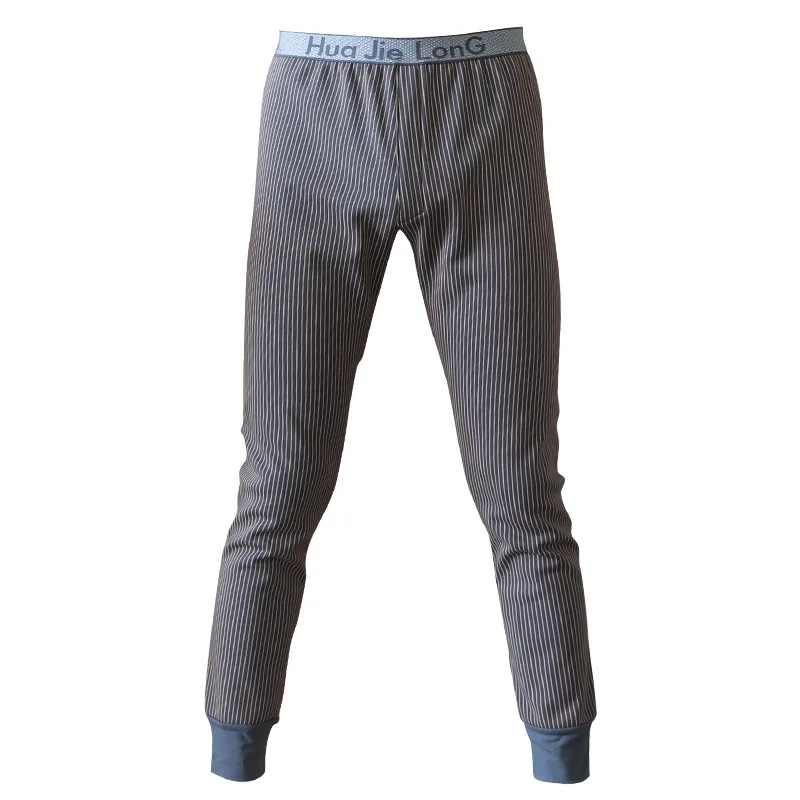 

Мужские кальсоны, термобелье, Зимние теплые брюки, бархатные толстые Пижамные брюки, хлопковая одежда для сна, мужские облегающие леггинсы